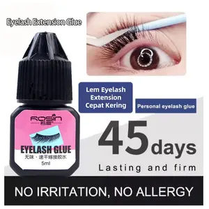 Lem Eyelash Extension Cepat Kering 5ml – Lem Bulu Mata Extension Hitam, Tidak Perih, Cepat Kering, Tahan Lama Tidak Perih, Aman untuk DIY & Mata Sensitif, Tahan 4–6 Minggu, Waterproof