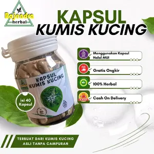 KAPSUL BUBUK EKSTRAK DAUN KUMIS KUCING PILIHAN