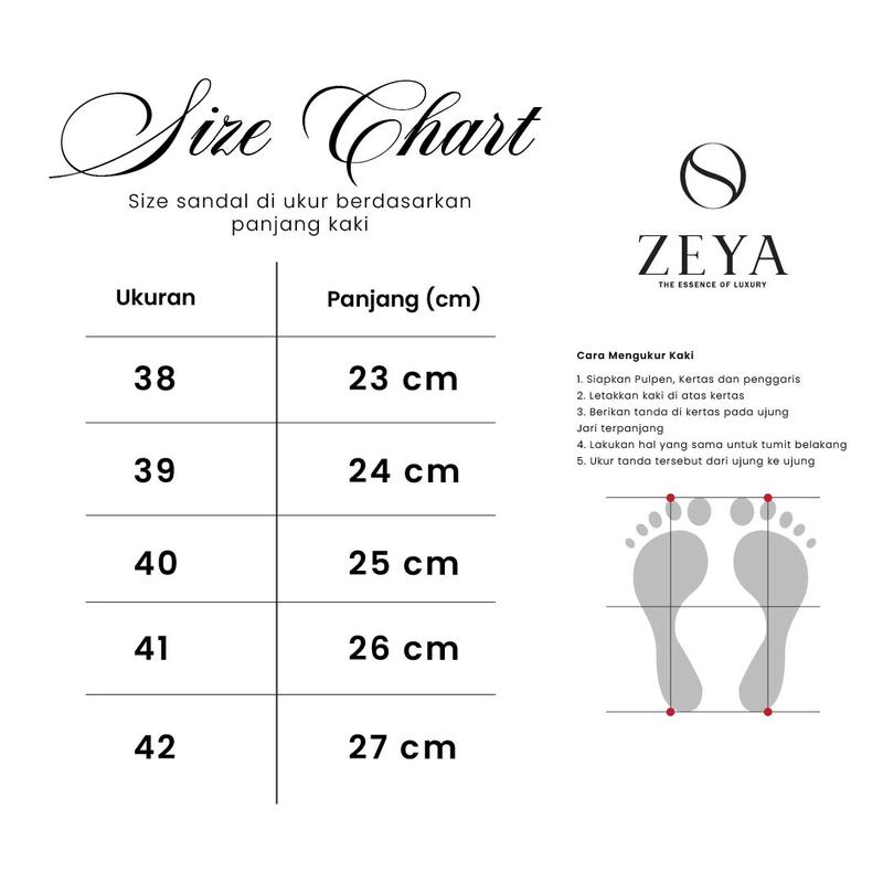 Product Introduction of ZEYA | Flat Sandal Viella Jeans Sandal teplek wanita 0
