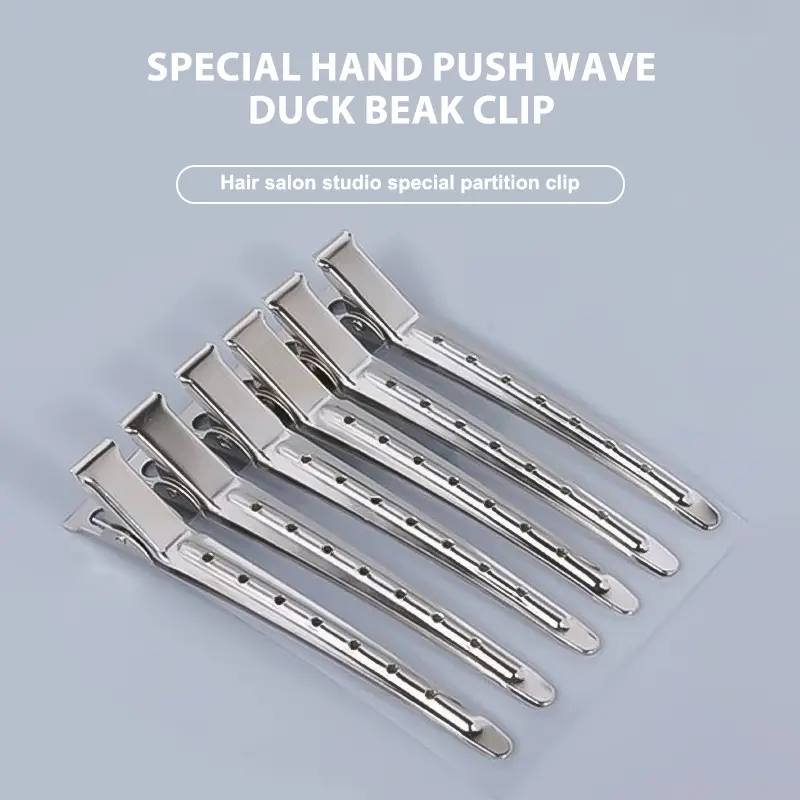 Kẹp Vịt Cố Định Tóc Mái Tiện Lợi Dành Cho Nữ Bouffant Hair Clip Không Dấu Vết Bangs Duck Mouth Clip Kiểu Tóc Tính Năng Đơn Giản Thanh Lịch