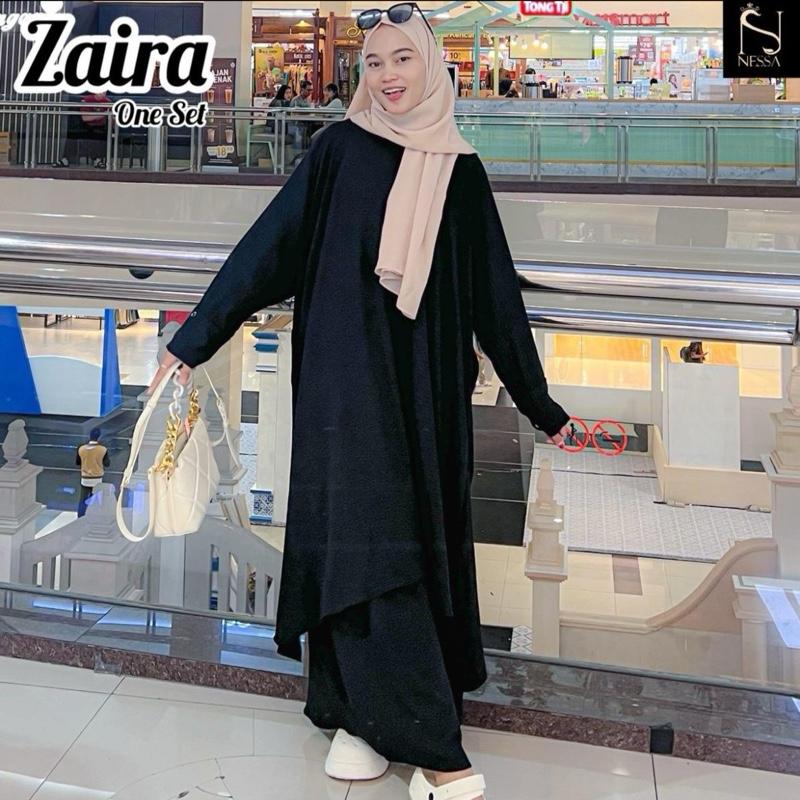 zaira set rok tunik cringkle 1