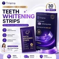 Gambar [Afiliator] Triania Whitening Strips – Strip Perawatan Gigi untuk Membantu Mengurangi Tampilan Noda Memuti0hkan Gigi Mencerahkan - Paket Senyum Maksimal 3 Box dari Triaina Indonesia Kota Administrasi Jakarta Timur 1 Tokopedia