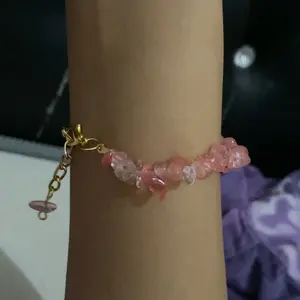 Coral Bracelet Chain Stone Gelang Batu Rantai Gold Bracelet Gemstone Bracelet Gelang Wanita Batu Alam