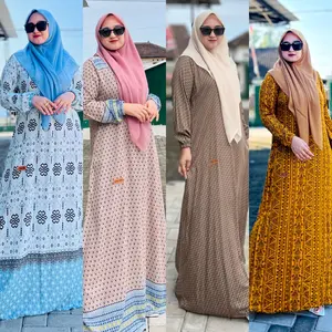 Nadia Dress DAILY Bahan Rayon  Diamond Premium  BUSUI FRENDLY Harian