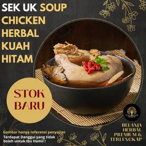 Premium Tim Ayam Hitam Sek Uk Tim Ayam Herbal Kuah Hitam Ciakpo Ori