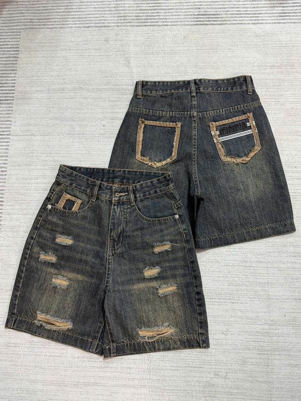  S,m,l,xl,2xl  Quần jean ngố nữ  thêu túi kiểu rách size s,m,l,xl,2xl vải cotong mềm mịn không co giãn 