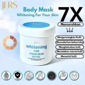 JERS SKIN BODY MASK WHITENING FOR YOUR SKIN | mengandung Glutathione/Niacinamide/Aha/Collagen & Extract buah 115ml