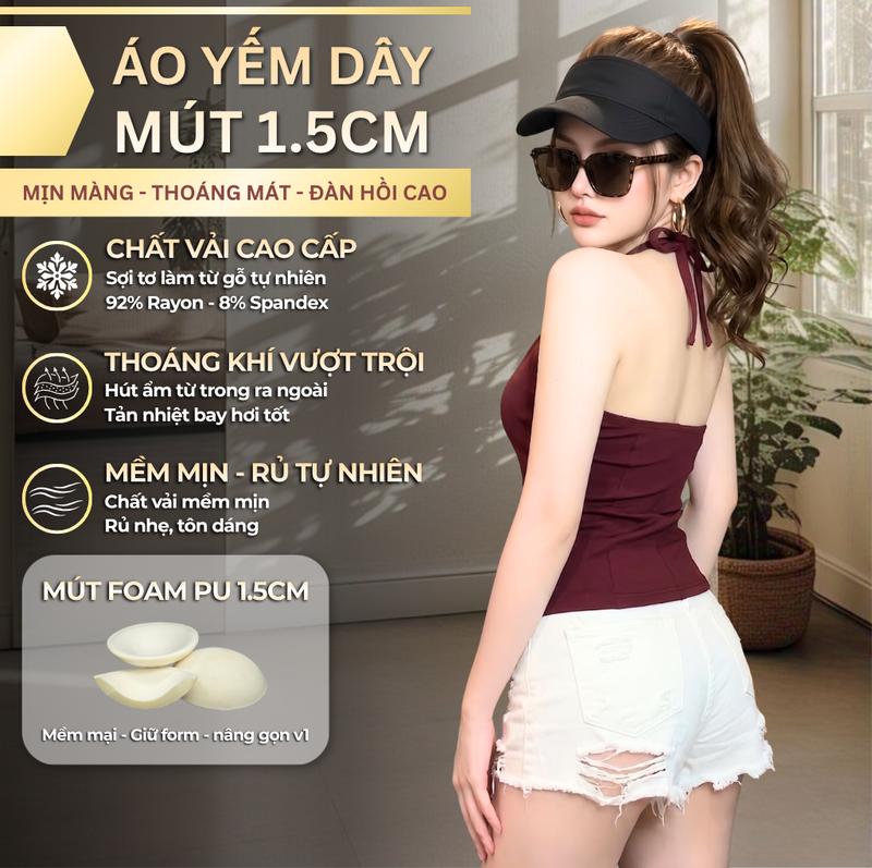 Mút Foam PU cao cấp nâng V1, lớp lót màu da tránh hằn viền lộ mút/b