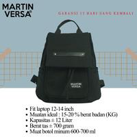 Gambar Martin Versa Tas TRW15 Ransel Wanita Kanvas Punggung Ipad Bag Women Backpack - HITAM dari Martin Versa Kota Administrasi Jakarta Pusat 3 Tokopedia