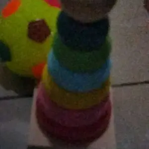 TAIYO Mainan Anak Tower Ring Rainbow Pastel Basic Kayu Edukasi Sensori Montessori Wooden Kids Menara