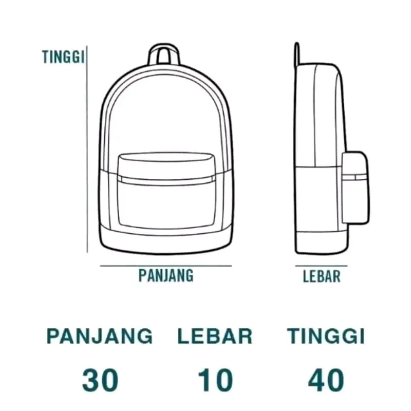 Tas ransel sekolah kece kekinian Backpack Wanita Perempuan 4