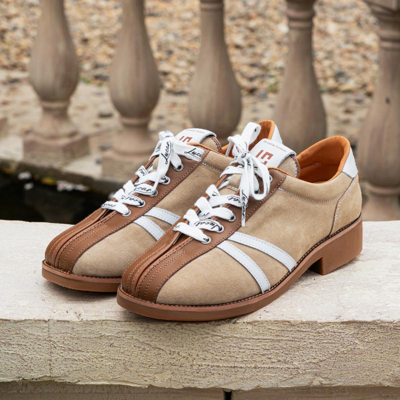 Giày Sneaker Bowling Square Ver 2 Lucas Shoes da bò thật khấu đế thiết kế đơn giản phù hợp với nhiều phong cách