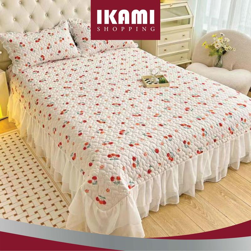 CADAR ROPOL PATCHWORK SET (3IN1) EXCLUSIVE BEDSHEET CADAR QUEEN ...