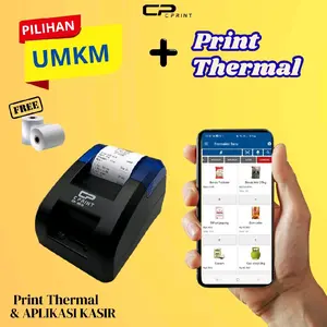 [ FREE APLIKASI KASIR ] PRINTER BLUETOOTH THERMAL 58MM CP-58B POS KASIR-PPOB SUPPORT RJ11 POS CASH DRAWER CETAK RESI STRUK NOTA