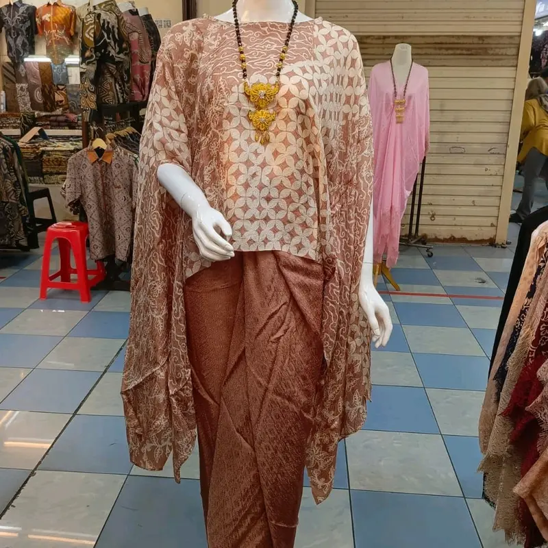 BAJU SET BATIK MODEL KALONG TANGAN BELAH VISCOSE SEMI SUTERA | ALL VARIANT | ALL COLOR | ONE SIZE Lilit 7