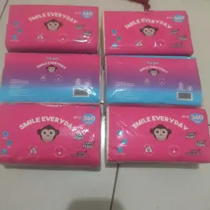 (6pcs)Tisu wajah Titasoft 360 helai - tisu wajah halus lembut - aman untuk kulit bayi