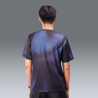 Gambar HIA Everywear Nala Men Printed Short Sleeve Sport Atasan Baju Olahraga Pria Running Gym Lari - NAVY, L dari HIA EveryWear Kota Bandung 4 Tokopedia