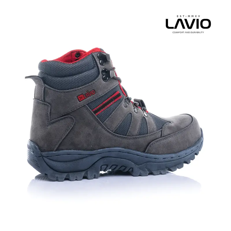 Lavio Sepatu Pria Safety Boots High Premium Quality lavio Geneva High Booster Mood Hiking Proyek Outdoor Touring cod 2
