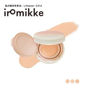 【乾燥も皮脂も防ぐ】CICA/ナイアシンアミド配合 生チョコ質感 iromikke ムースグロウファンデーション 美容液ファンデ ツヤ肌 メイクしながらスキンケア 高保湿 12時間キープ 崩れにくい 抜け感 陶器肌 毛穴レス 高カバー
