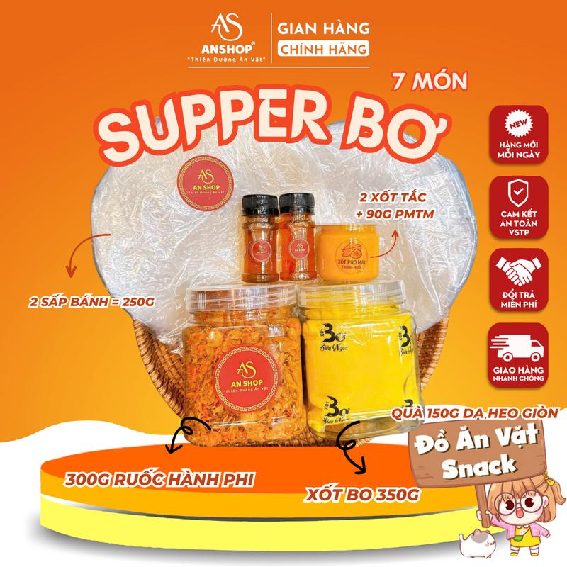 EM THÈM BƠ SUPPER BƠ - 5 MÓN AN SHOP BÁNH TRÁNG - COMBO BÁNH TRÁNG PHƠI SƯƠNG