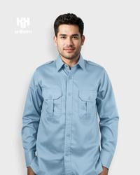 Gambar Kemeja Seragam Polos Pria Wanita 1 - Baju Lengan Panjang untuk Dinas/ PNS/ P3K/ ASN, Kerja Lapangan/ Proyek/ Operator - kk uniform - Kuning Mustard, XS dari KK Uniform Official Kab. Sukoharjo 3 Tokopedia