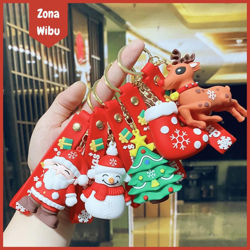 Gantungan Kunci Christmas Natal - Gantungan Kunci Kartun Anime ...