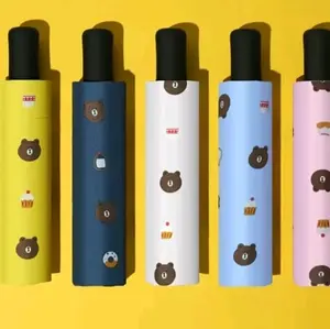 Payung Lipat Motif beruang - Mudah Dibawa dan Disimpan