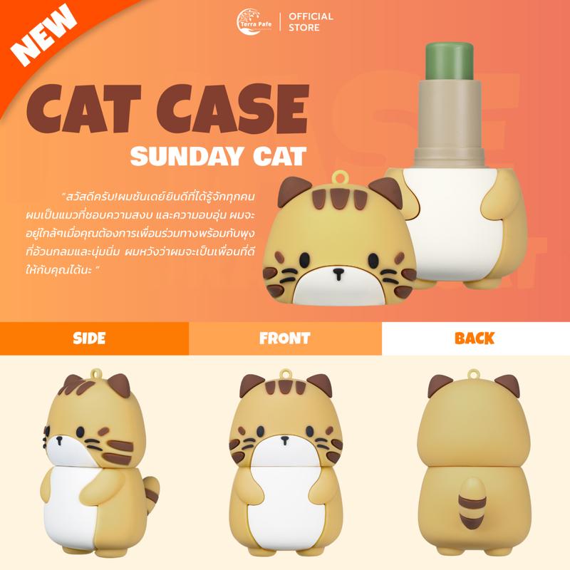 Product Introduction of [1 piece] Cat Case Portable Cute Cat Perfume Balm and Aroma Balm Case by TERRA PAFE - Pastel & Grey 7