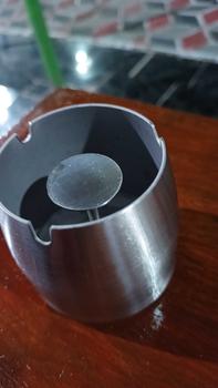 Product Review of Asbak Anti Angin Cone Cylinder Stainless Steel from A**1 0