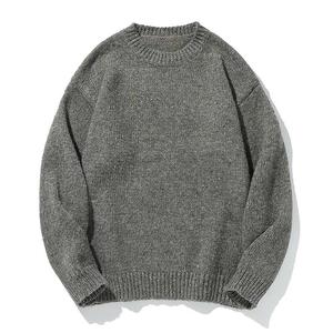 [秋冬トレンド]トレンドのセーターコートラウンドネックライン服ルーズ長袖ニットウェア服