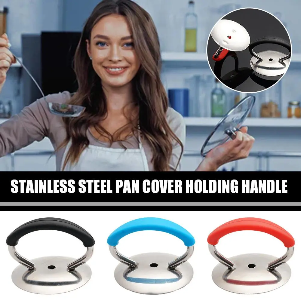 Stainless Steel Lid Handle Durable And Easy To Clean Easy To Install Silicone Lid Handle