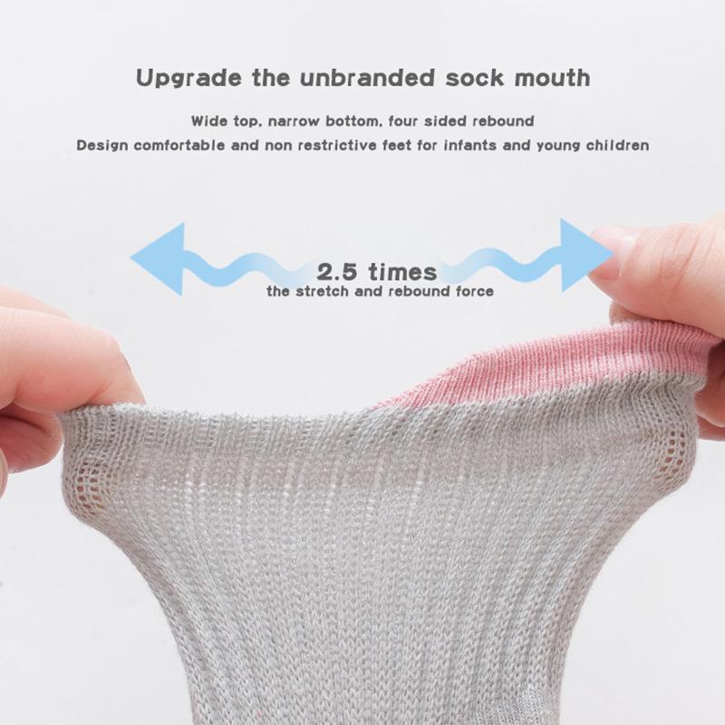 Product Introduction of 0-3Y 3Pairs/Lot Solid Color Kids Socks Soft Cotton Boys Girls Anti-slip Floor Socks Spring Autumn Children Casual Socks 13