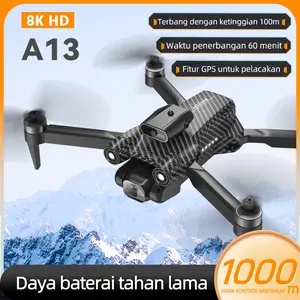 DRONE A13 Drone kamera jarak jauh fotografi udara profesional kelas atas dual camera drone premium laki-laki pria ulang tahun kado hadiah