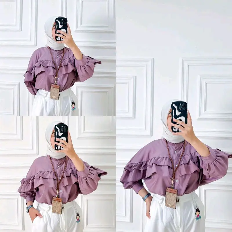 atasan wanita..atasan wanita kekinian..atasan wanita terbaru..atasan wanita gfs geya oversize blouse wanita