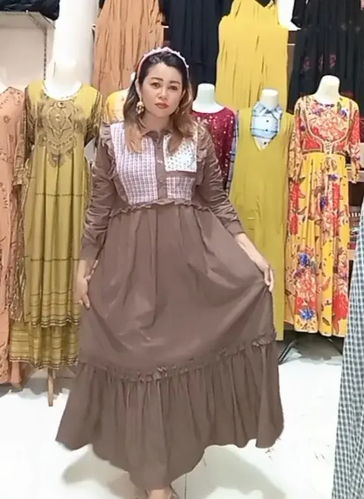 Product Introduction of midi dress import premium  Gaun 2