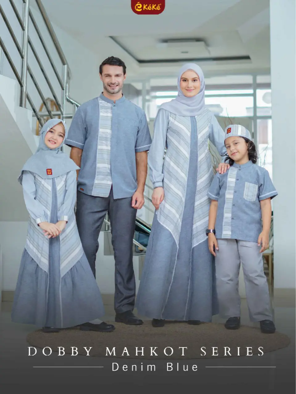 BAJU COUPLE SARIMBIT RANDOM 14 MERK KEKE KAMILY 07 DOBBY MAHKOT
