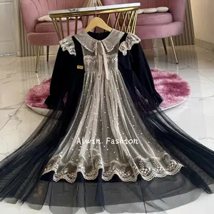 (AF) Moana Dress Brukat Anak umur 3 sampai 15 Tahun // Gamis Brukat Anak Mewah Cantik Elegant // Gamis Muslim Lebaran Pesta terbaru 2025