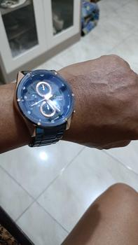 Product Review of CristianoAillenJamTanganPriaAnalog8895RantaiStainlessSteelChronographKacaSapphireWaterResistant3ATMWatchesWaterproof from A**9 0