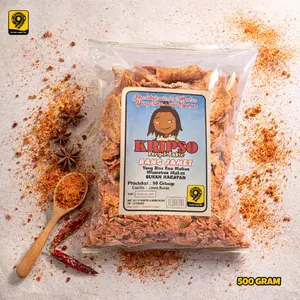 KRIPSO BANG JAMET 500 GRAM PT99GROUP | CEMILAN GURIH ENAK Snack Food Rawit Sambal Goreng Pedas Asin Camilan Tapioka Keripik Makanan Ayam Chili