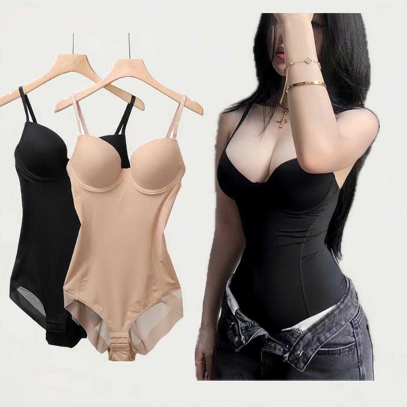 BodySuit Định Hình Cơ Thể Bó Sát, Định Hình Vòng 1 Hỗ Trợ  Gom Bụng Đệm Mút Mỏng Có Gọng Áo Liền Quần Dành Cho Nữ S01