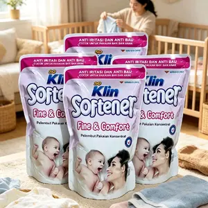 So Klin Rfill Softener Fine & Comfort 650 ml Pewangi dan Pelembut Pakaian Konsentrat Bayi PAKET 4 PCS
