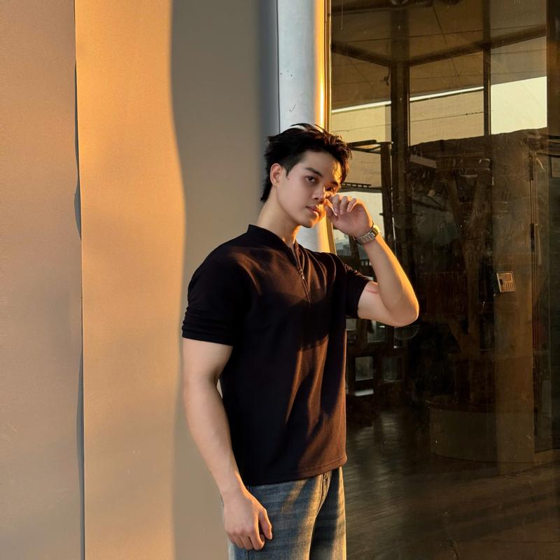 Áo POLO CÚC Trơn Form Relaxfit GTALMENT - NOWHERE Tôn dáng KHÔNG ôm body VẢi…
