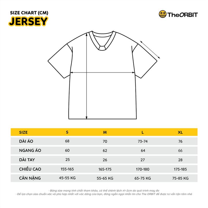 Áo Thể Thao Nam Nữ - 08 ORBIT HOCKEY JERSEY - Chính Hãng The ORBIT 8