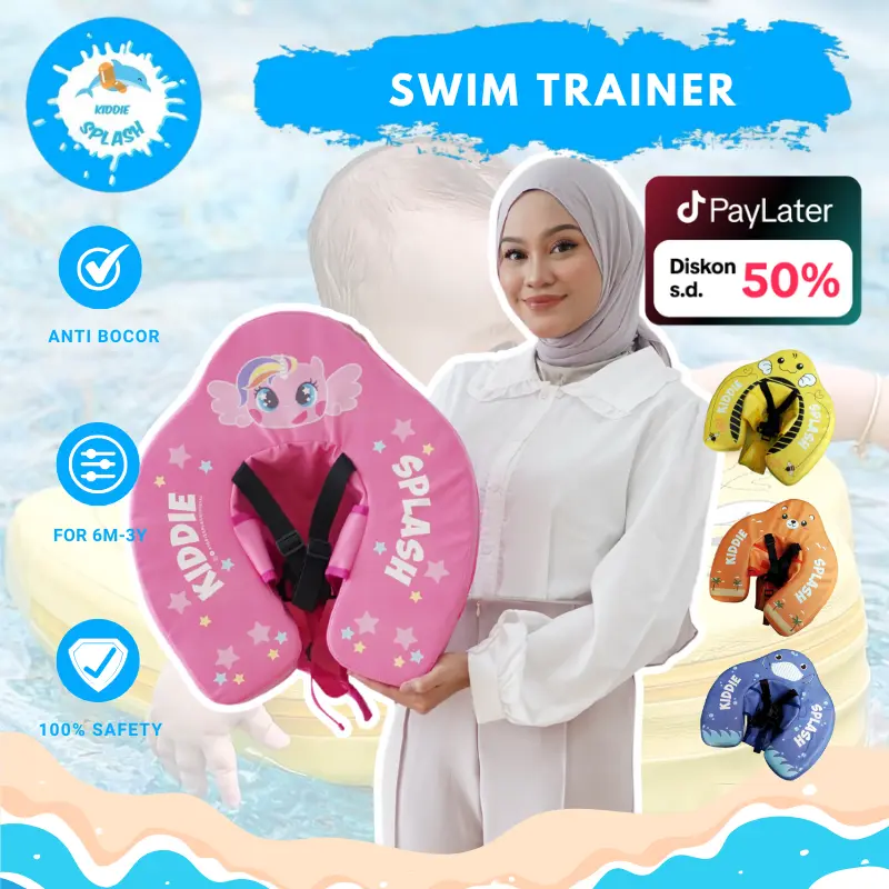 KIDDIE SPLASH Swim Trainer Pelampung Renang Bayi Ban Renang Anak