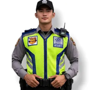 Rompi Security Terbaru Motif Catur Jaring