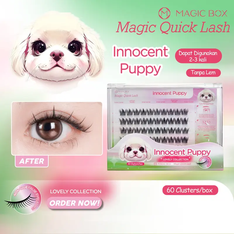 MAGIC BOX MIX AND MATCH (10 PILIH 2 BOX) + FREE TWEEZERS BULUMATA TANPA LEM PROMO [COD] 6