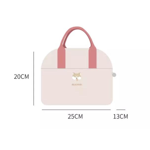 New Tas Bekal Makan Anak Sekolah Anti Panas / Lunch Bag Alumunnium Foil [Anti Panas] 2