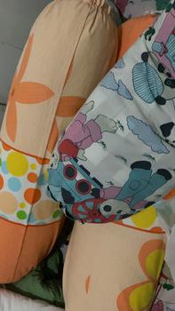 Product Review of BRENDIS 1 Set Bantal Guling Tidur Hotel Silikon 100% Katun Bed from R**R 0
