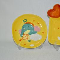 Gambar Cartoon Animal Set Dino Kuning Lucu/ Peralatan Makan Anak/ Dining Set Piring Dimsum Plate Cangkir Sendok dari Vaes Houseware Kota Medan 4 Tokopedia