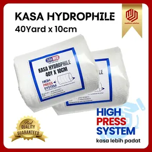 GUNAMED KASA GULUNG 10cm x 40yard / KASA HYDROPHILE GUNAMED / KASA STERIL